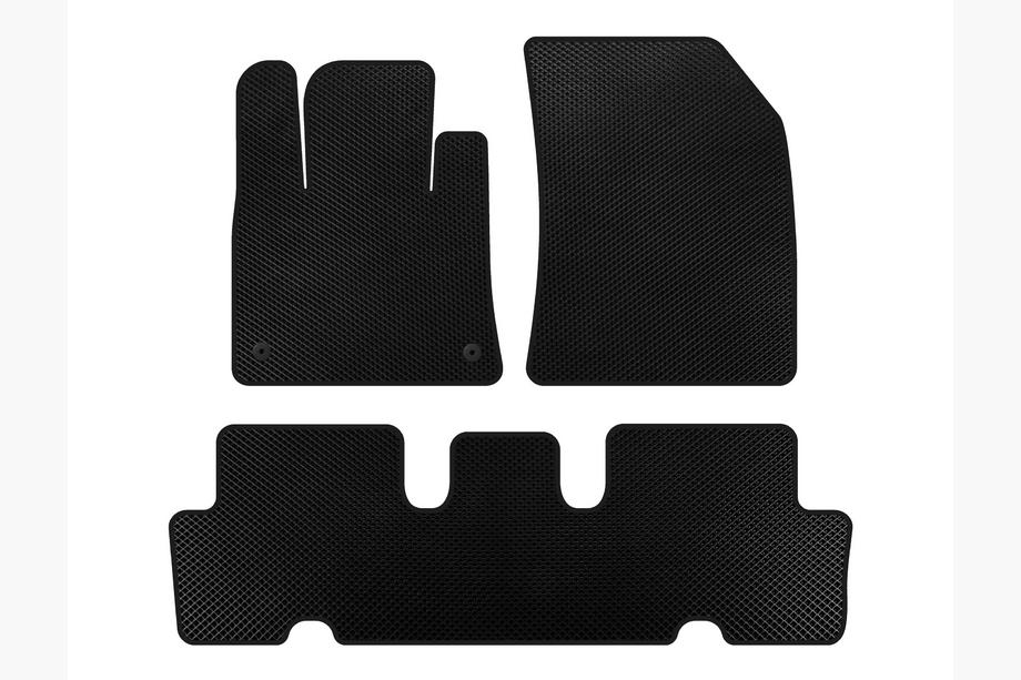 Citroen C-4 Picasso 2013–2022 EVA Floor Mats V1 (2 Rows, Black) Image