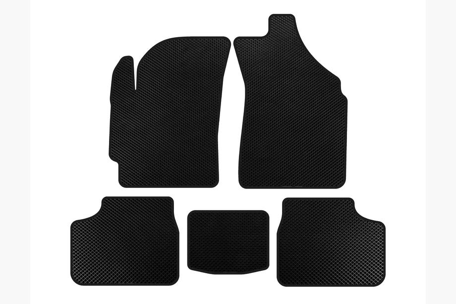 Daewoo Matiz 2009-2015 EVA Floor Mats (Black) Image