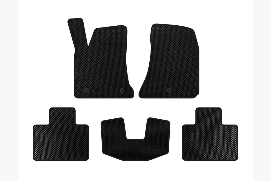 Dodge Charger 2010-2023 EVA Floor Mats (2015-2023, SD, Black) Image