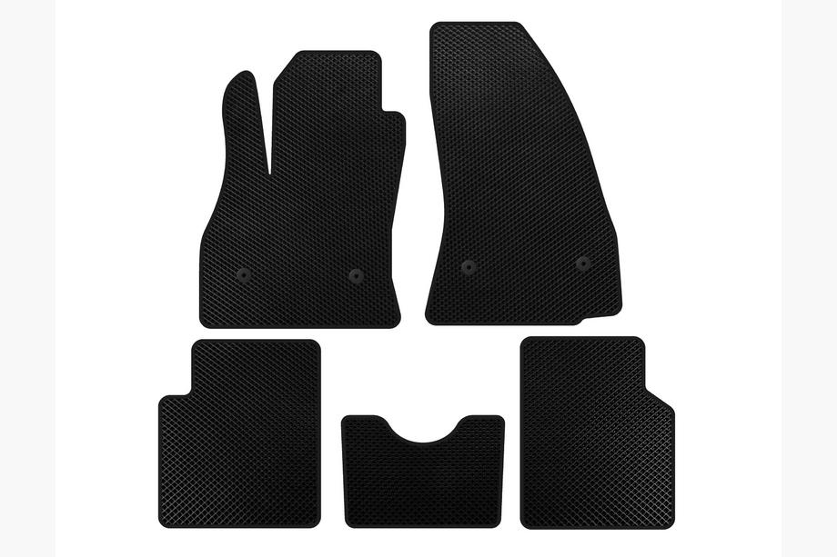 Fiat 500/500L 2013-2022 EVA Floor Mats (for 500L, Black) Image
