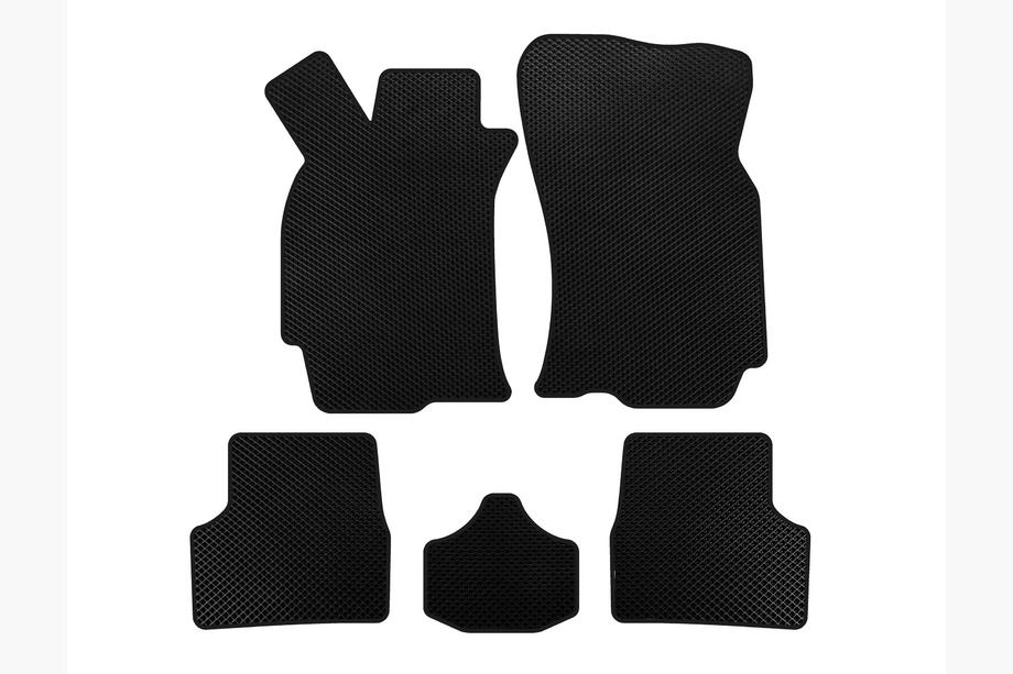 Fiat Albea 2002-2012 EVA Floor Mats (SD, Black) Image