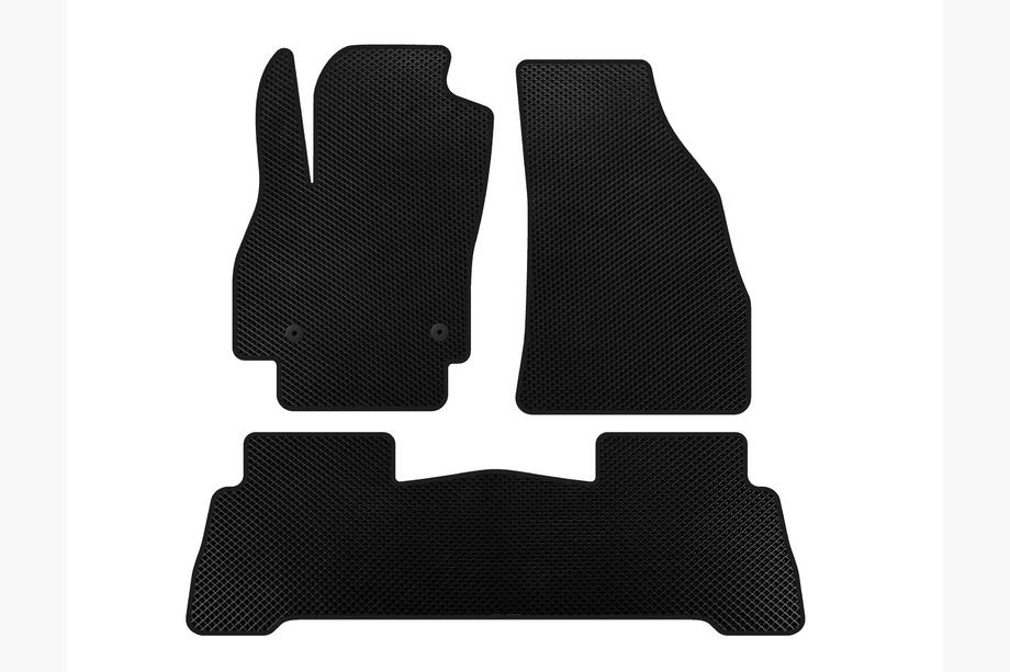 Fiat Fiorino/Qubo 2008-2024 EVA Car Mats (For Fiorino, Black) Image