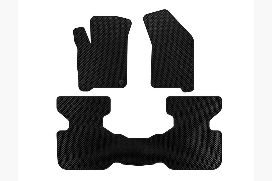 Fiat Freemont 2011-2016 EVA Floor Mats (2011-2016, Black) Image
