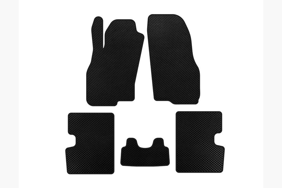 Fiat Punto Grande/EVO 2006-2018 EVA Floor Mats (HB, 5-Door, Pre-Facelift, Black) Image