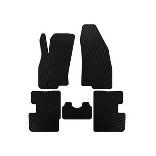 EVA Floor Mats (2011-2018, HB, 3-Door, Black) Fiat Punto Grande/EVO 2006-2018