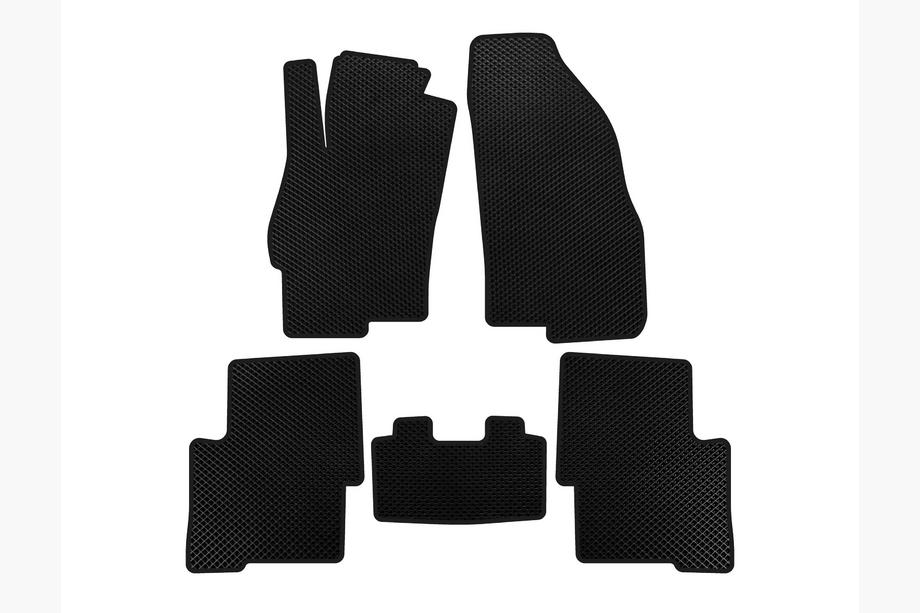Fiat Linea 2006-2018 EVA Floor Mats (SD, Black) Image