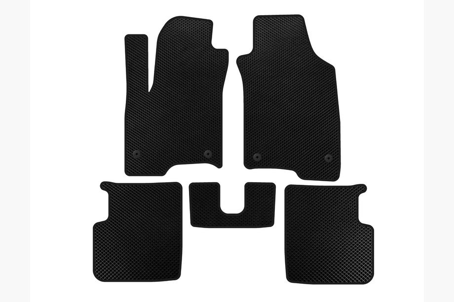 Fiat Panda 2011-2023 EVA Floor Mats (Black) Image