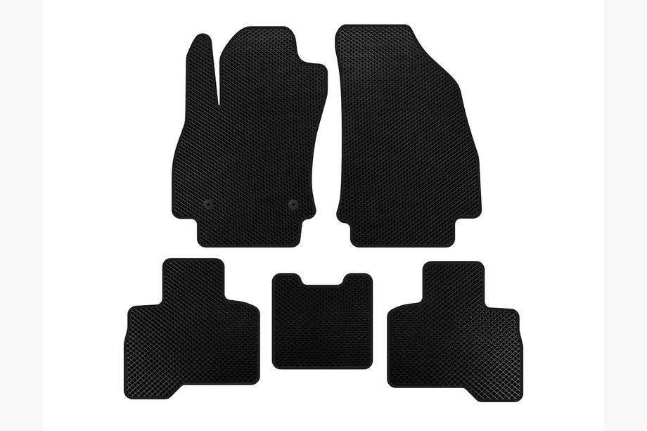 Fiat Fiorino/Qubo 2008-2024 EVA Floor Mats (For Qubo 2008-2016, Black) Image