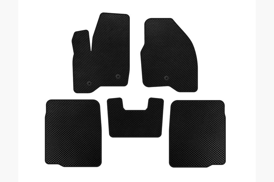 Ford Explorer 2011-2019 EVA Floor Mats (2 Rows, 2011-2015, Black) Image