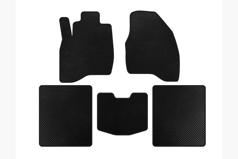Ford Explorer 2011-2019 EVA Floor Mats (2015-2019, 5-Seater, Black) Image
