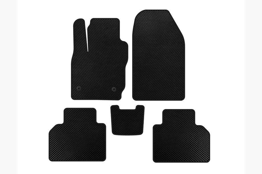 Ford Courier 2014-2023 EVA Floor Mats (Black) Image