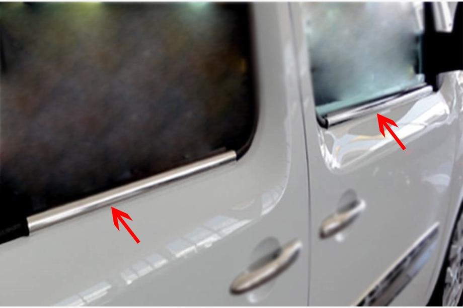 Renault Kangoo 2008–2020 Exterior Window Trim Stainless Steel (4 pcs) 2 pcs, OmsaLine - Italian Stainless Steel Photo 5