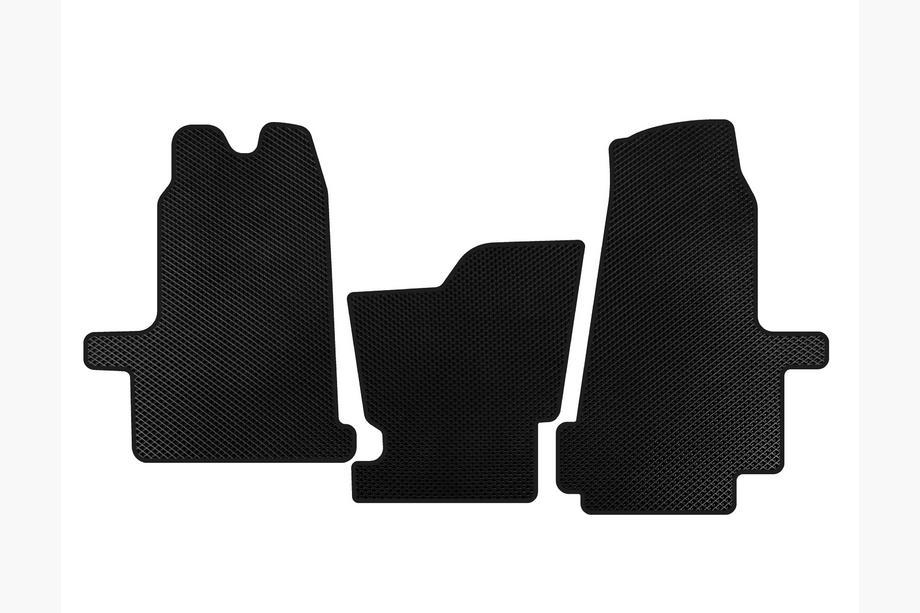 Ford Transit 2000–2014 EVA Floor Mats (2000-2006, Automatic, Black) Image