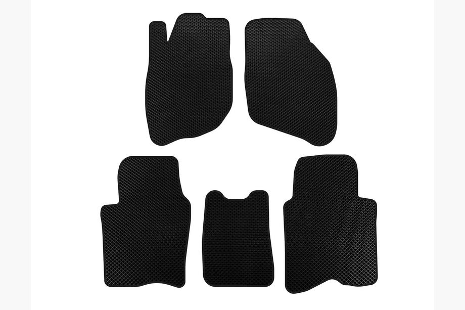 Honda City 2002-2008 EVA Floor Mats (SD, Black) Image