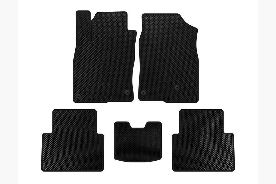 Honda Civic Sedan X 2016-2021 EVA Floor Mats (SD, Black) Image