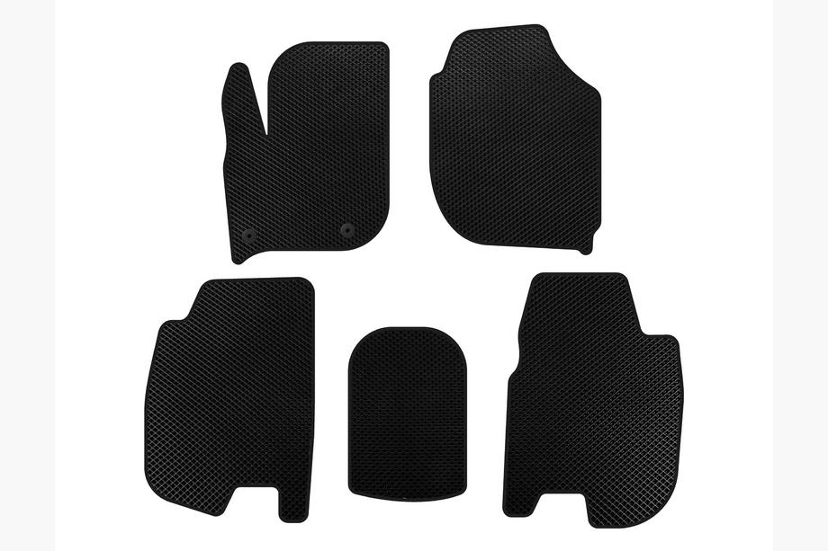 Honda FIT/Jazz 2014–2020 EVA Floor Mats (HB, Black) Image