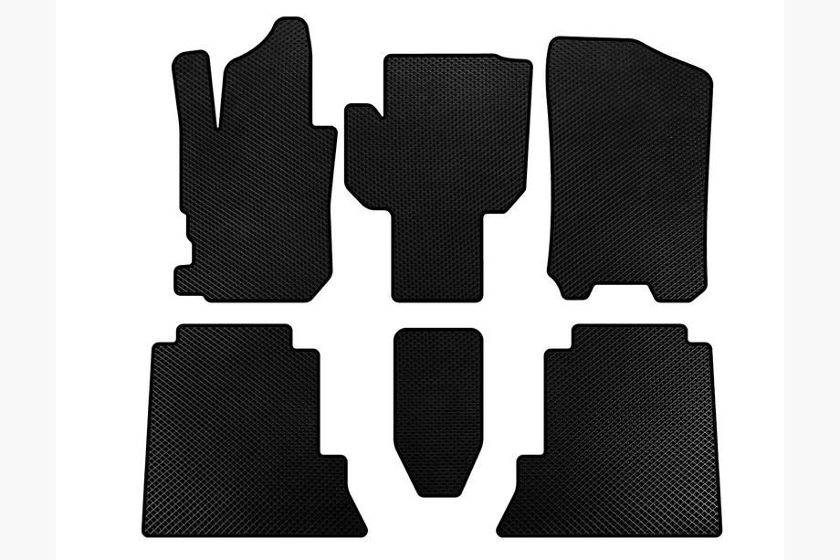 Honda FR-V 2004-2009 EVA Floor Mats (Black) Image
