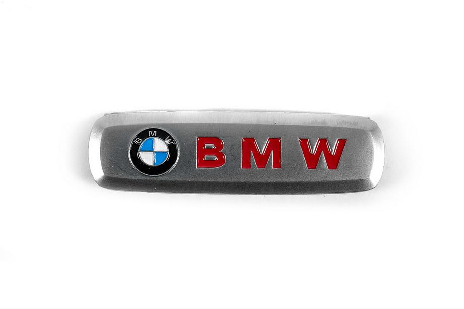 BMW Aluminum Badge for Car Mats (1 pc) Photo 2