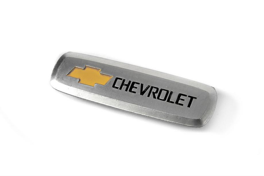 Chevrolet Aluminum Badge for Car Mats (1 pc) Image