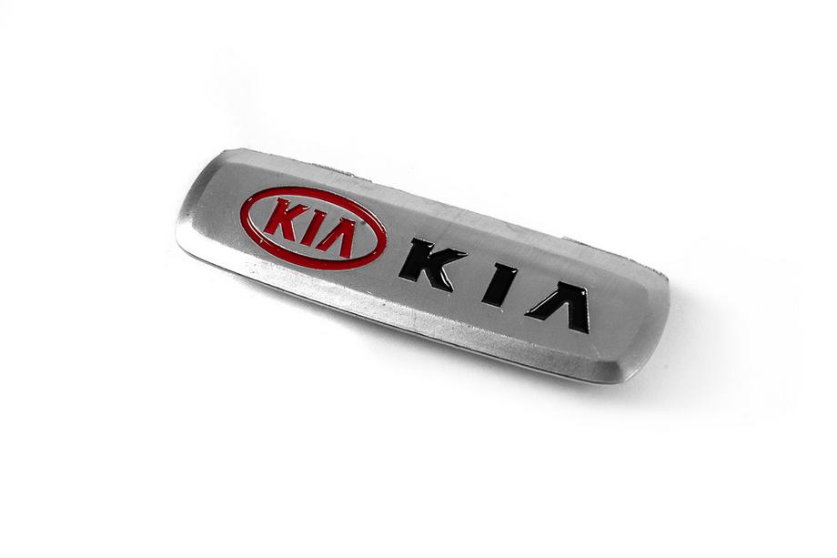 KIA Aluminum Badge for Car Mats (1 pc) Image
