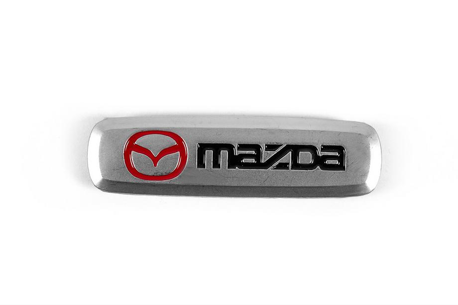 Mazda Aluminum Badge for Car Mats (1 pc) Photo 2