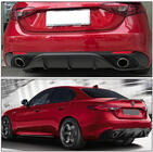 Alfa Romeo Giulia 2016-2022 Rear Bumper Diffuser Lip Carbon V2 (Carbon) photo 5