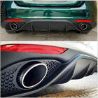 Alfa Romeo Giulia 2016-2022 Rear Bumper Diffuser Lip Carbon V2 (Carbon) photo 7