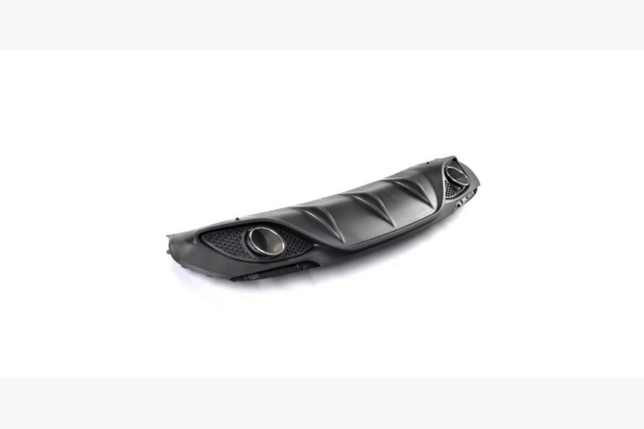 Alfa Romeo Giulia 2016-2022 Rear Bumper Diffuser Lip Carbon V2 (Carbon) Image
