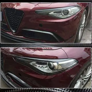 Headlight Eyelids (Dry Carbon) Alfa Romeo Giulia 2016-2022 photo 3