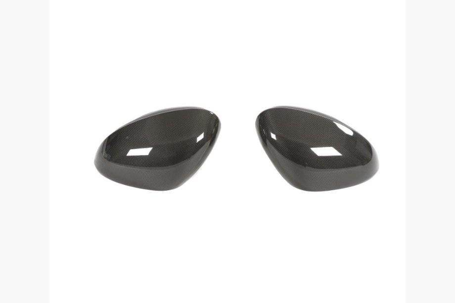 Alfa Romeo Giulia 2016-2022 Mirror Covers Add-on Style Dry Carbon V2 (Carbon) Image