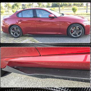 Side Skirts V3 (for Base/Sport, Carbon) Alfa Romeo Giulia 2016-2022 photo 4