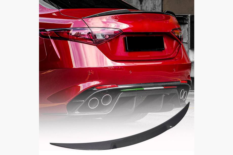 Alfa Romeo Giulia 2016-2022 Spoiler V5 (Dry Carbon) Image