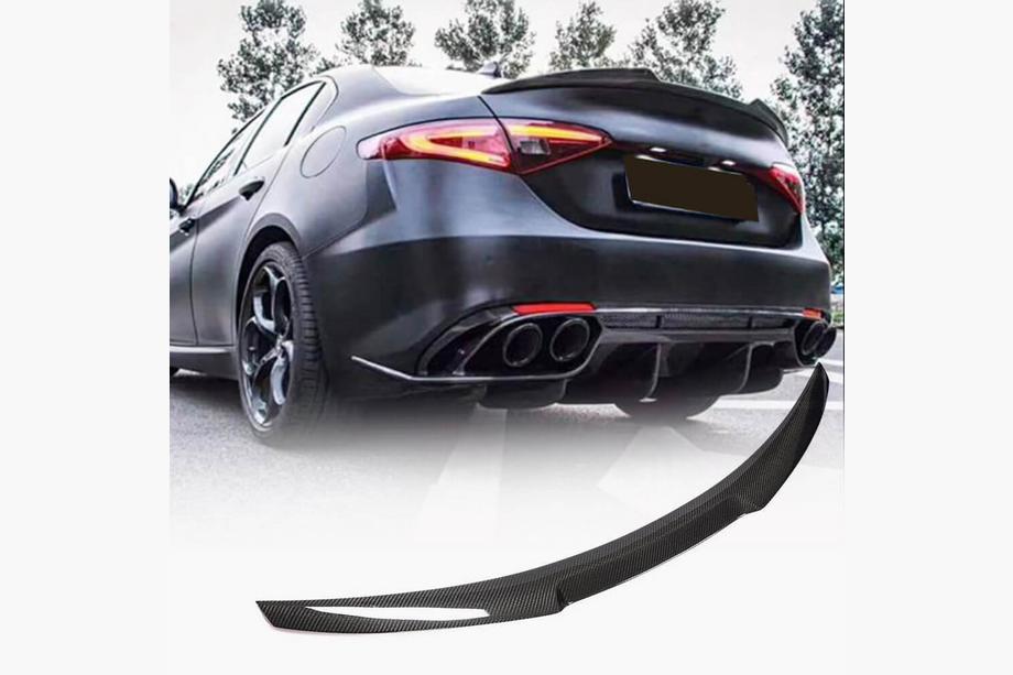 Alfa Romeo Giulia 2016-2022 Spoiler V6 (Carbon) Image