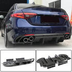 Alfa Romeo Giulia 2016-2022 Rear Bumper Diffuser V1 (for Base, Carbon) photo 1