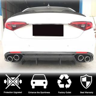 Rear Bumper Diffuser V1 (for Base, Carbon) photo 2