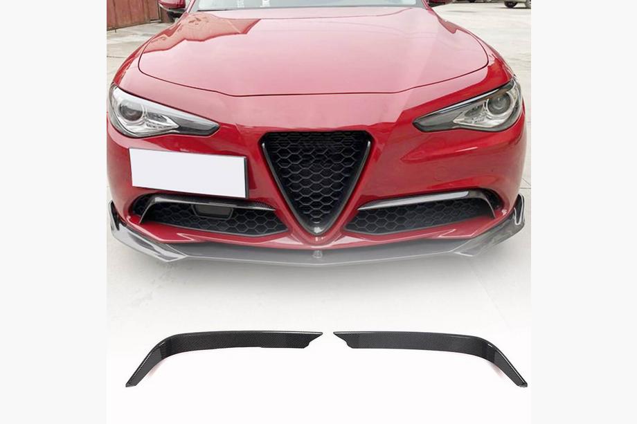 Alfa Romeo Giulia 2016-2022 Fog Light Covers (for Base, Plastic) Image