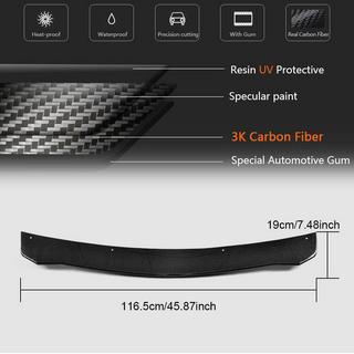 Front Bumper Lip V2 Add-on (for Base, Carbon) Alfa Romeo Giulia 2016-2022 photo 3