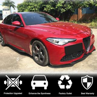Front Bumper Lip Spoiler (for Sport, Carbon) Alfa Romeo Giulia 2016-2022 photo 4