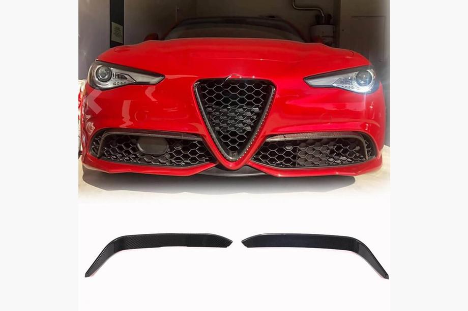 Alfa Romeo Giulia 2016-2022 Fog Light Covers (for Sport, Plastic) Image