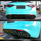 Alfa Romeo Giulia 2016-2022 Rear Bumper Diffuser (for Sport, Carbon) photo 4