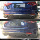 Alfa Romeo Giulia 2016-2022 Rear Bumper Diffuser (for Sport, Carbon) photo 5