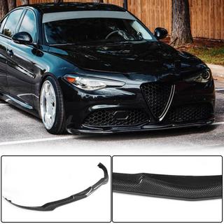Front Bumper Lip V2 (for Sport, Carbon) Alfa Romeo Giulia 2016-2022 photo 2