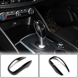 Gear Shift Knob Cover (Dry Carbon) Alfa Romeo Giulia 2016-2022 photo 2