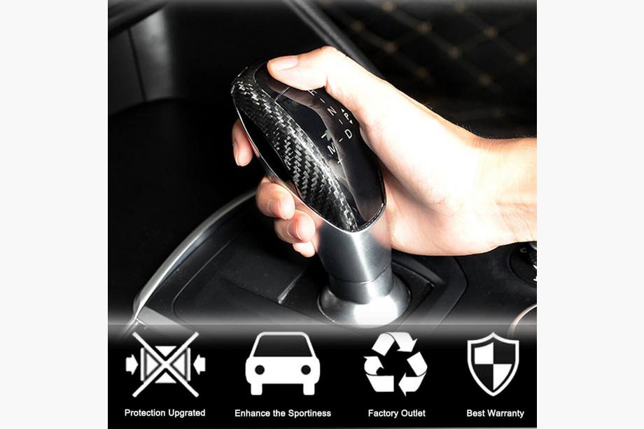 Alfa Romeo Giulia 2016-2022 Gear Shift Knob Cover (Dry Carbon) Photo 3
