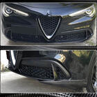 Alfa Romeo Stelvio 2016- Front lip spoiler (for Base, 2017-2023, Carbon) photo 4