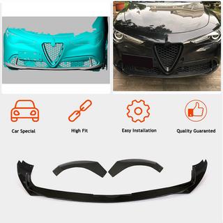 Front lip spoiler (for Base, 2017-2023, Carbon) Alfa Romeo Stelvio 2016- photo 2