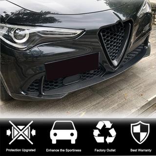 Front lip spoiler (for Base, 2017-2023, Carbon) Alfa Romeo Stelvio 2016- photo 3
