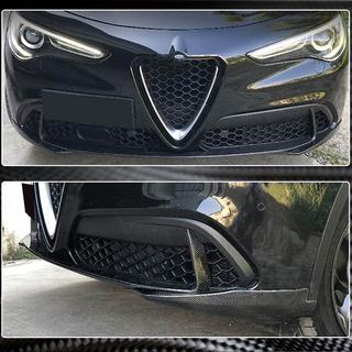 Front lip spoiler (for Base, 2017-2023, Carbon) Alfa Romeo Stelvio 2016- photo 4
