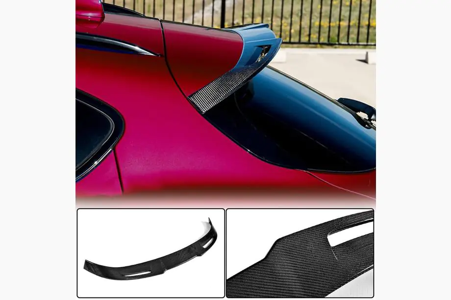 Alfa Romeo Stelvio 2016- Spoiler V4 (2017-2023, Carbon) Image