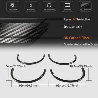 Fender Flares (2017-2023, Carbon) Alfa Romeo Stelvio 2016- photo 4